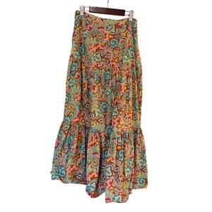 Roller Rabbit Women's Size XS Rodez Pippa Multicolor Printed Max Skirt
